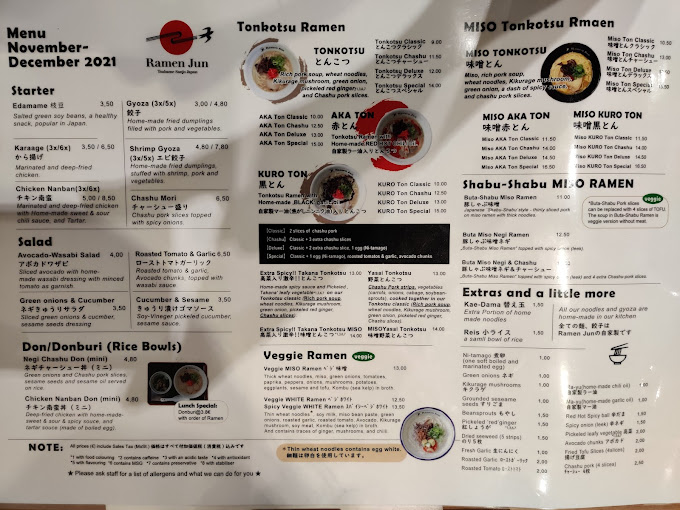 Ramen Jun Westend menu 10